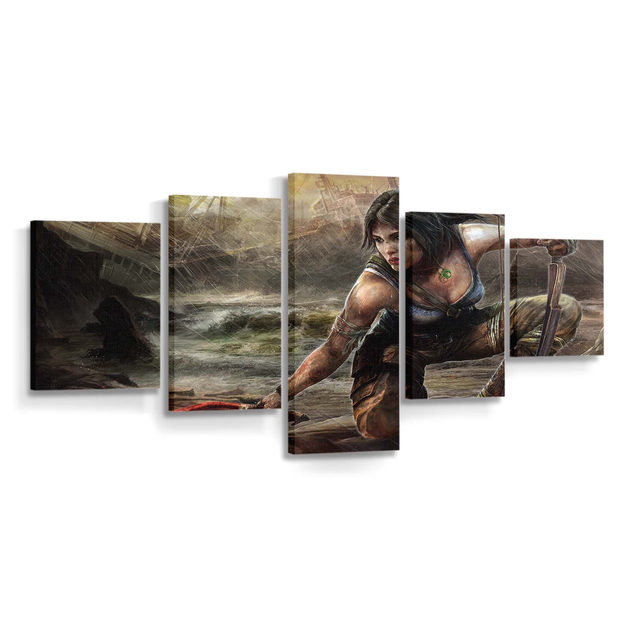 tomb raider 5k art km